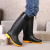 制耐（ZHINAI） 长筒雨靴男士雨鞋劳保鞋耐磨套鞋防寒水鞋保暖塑胶雨靴 YX210141