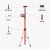 加厚水平仪升降支撑杆平水仪伸缩杆三脚支架吊顶神器通用型 加粗加厚4.2米(单杆)