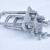 304不锈钢u型螺丝方卡方形管卡U型螺栓带挡板直角螺栓方型卡抱箍 M8*80*200高