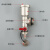 地热分水器自动排气阀全铜排水家用地暖暖气片放水放气泄水阀一寸 家用活接式排气阀（一寸）一体