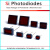 硅光电池R/G/B色敏光电子器件芯片3*3mm陶瓷封装PIN硅光电二极管 红色