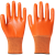 DLGYP 耐油橡胶手套  加强耐磨款pvc全胶（桔色）