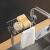 厨房浴室卫生间不锈钢免打孔可调节方便拆洗抹布海绵刷沥水架置物 升级款