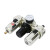 普力捷气动油水分离器AC3000气泵空气过滤器自动排水气源处理器三联件 AC4000-06A