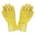 丁腈浸胶劳保手套加厚橡胶防水防滑防油耐油耐磨胶皮干活工业手套工业品 黄色浸塑手套：10双 XL