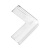 企桥 PVC透明防撞角 安全防护防磕碰护角桌角套 大号窗户角（亚克力胶）10个装