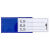 DYQT定制 定制全磁强磁力标签贴材料卡标识贴货架仓位物资库位标示分类材料卡 30*70全磁蓝色