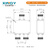 XINQY 芯启源SMA/TNC/N型 一分二路微带功分器 1.1-1.7G 北斗/GPS功率分配器 PS2-1.1/1.7-NE