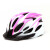 XMSJ超轻可调节自行车头盔EPS + PC户外运动休闲公路山地车骑行头盔带 白粉 均码