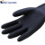 耐酸碱手套加厚防护耐磨乳胶手套工业加长黑色橡胶手套防油劳保 L