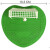 男士洗手间小便池防臭芳香片尿斗足球门过滤网小便器防溅水除臭垫 普通款香片(绿色)