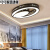 丹斯提尼 椭圆形吸顶灯创意眼睛LED客厅卧室书房餐厅灯具简约简单灯饰 小号白色【64*40cm】36瓦白光