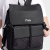 斐乐（FILA）休闲通勤大容量 织物 电脑包书包背包双肩包 常规 男款 黑色 黑色
