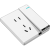 国际电工86型象牙白开关插座面板带水晶条USB网线86型暗装空调家用墙壁插 五孔插座(10A)
