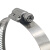 304不锈钢卡箍喉箍圈快装管卡扣水管管夹管卡监控抱箍支架 12mm宽(0-100mm直径)