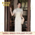 彼利德（BILIDE）轻奢品牌女士新中式旗袍改良年轻款气质少女连衣裙夏白色素雅刺绣 节节高 XL