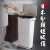 日式双层分类垃圾桶干湿分离厨房余带盖大号带轮防臭 晒美图送一卷可降解垃圾袋