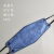 LZJV韩版94口罩定制logo图案鱼型柳叶形3d立体95一次性防护莫兰迪色夏 灰蓝色50片 独立装 均码