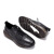 沙驰（SATCHI）男鞋加工户外休闲鞋运动鞋男士套脚轻便时尚薄款气垫商务皮鞋 黑色 44
