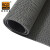 爱柯部落 S型镂空疏水防滑垫 PVC网格垫加厚加密塑胶疏水地毯1.2m×15m厚5mm浴室卫生间垫灰色110182