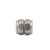 稳斯坦 304不锈钢六角螺母 M14(10个) 尼龙自锁防滑防松薄螺帽DIN985 WY0391