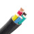 创业机电 软芯电缆VVR/RVVZ 3*120+2*70平方 国标软丝5芯铜芯电缆护套线 1米
