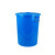 大号加厚塑料圆桶储水带盖桶消毒发酵酿酒工业储存胶桶手提式圆形桶 100L水桶蓝色带盖子