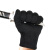 保罗岚芝 防割手套5级一根钢丝手套多用途防切割5级防护劳保手套 黑色 XL（1双） 