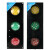 定制适用滑触线电源指示灯三色灯起重机行车天车信号灯HXC-50滑线指示灯 灯口直径100 平板款