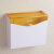 卫生间纸巾盒免打孔厕所卫生纸盒厕纸盒手纸盒浴室卫生纸置物架 黄色优雅透明（送升级版无痕贴）