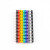 稳斯坦  卡扣式彩色数字号码管 电线网线数字编号标签卡扣线标套管 6平方彩色数字0-9各一条(1套) WJL124