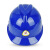 普达 大V型ABS建筑工地透气安全帽 ABSV-6011-1 蓝色-040063