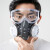 适用于KN95防尘口罩防毒防工业粉尘打磨灰粉面具全面罩水泥厂全脸 PS防毒防尘+4个滤毒盒(送4片滤