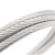 海斯迪克 304不锈钢钢丝绳 吊绳安全牵引钢丝绳 承载绳 7*7结构 1mm(100米) HKA-83