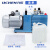 科技旋片式真空泵实验室抽气工业用小型油泵双级汽车空调泵 (配件)旋片式真空泵 压力表