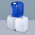 加厚塑料桶方形堆码桶化工废液桶实验室酒精密封桶级5/25L升 1L方桶-白色加厚款