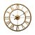 碧蓝仕挂钟客厅美式极简家用时尚复古怀旧时钟个性创意金色铁艺钟表YJ5 80CM复古金黑针
