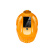卫卿 安全帽 遮阳帽带风扇头盔 降温通风照明带电池可充电 单位：个 黄色 双风扇DF02G-6000 