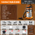 佳捷士大功率吸尘器工业用强力商用工厂车间洗车粉尘大吸力吸尘机 100L5500W三电机手扶款