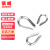 俱威 鸡心环304不锈钢钢丝绳保护套三角环 JM-1108B M5(20个）