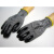 品质Hyflex11-800防油 防滑丁腈发泡手套发动机 48-7 黑色 一双 S