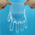 一次性PE餐饮薄膜手套 加厚款塑料透明小龙虾手套批发 0.7克/50双一包