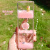 季肋（JILEI）液体沙漏创意可爱樱花油漏桌面小摆件减压小物件水滴生日礼物 粉色茶茶熊