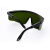 1064nm激光打标机雕刻机防护眼镜美容仪镭雕切割焊接护目镜 黑架墨绿镜片(加厚)+眼镜袋