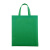巨成 无纺布购物手提袋 广告礼品袋 草绿色 30*38*10 立体竖款(10个)