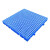 JN JIENBANGONG 加厚塑料托盘仓库垫板塑胶卡板地台板网格栈板防滑防潮板地垫 圆形孔蓝色500*500*50mm