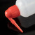 海斯迪克 HKQS-157 红头塑料洗瓶 弯头洗瓶 冲洗瓶 塑料挤瓶吹气瓶 实验室用洗瓶 500mL（2个）
