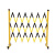 犀跃 玻璃钢绝缘伸缩管式围栏 电力安全施工围栏 可移动护栏隔离栏 可定制 黑黄1.2米高*可伸2.5米