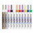 日本ZEBRA斑马彩色油漆笔MOP-200MZ黑色油性记号笔高光补漆涂鸦用 斑马油漆笔PAINT 蓝色 10支装/盒