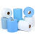 无尘纸工业擦拭纸蓝色白色工业用擦油纸除尘大卷吸水吸油纸无纺布 蓝色（25*37厘米）*500片